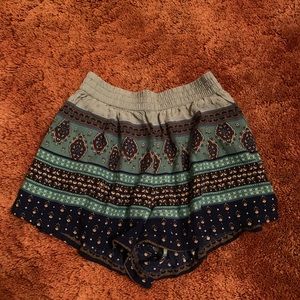 Boho design shorts